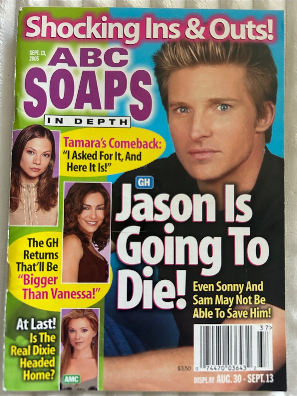 08/30/2005-09/13/2005 Vintage ABC Soaps In Depth Magazine - Volume 9 Issue 37